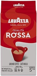LAVAZZA 拉瓦薩 Qualita Rossa 混合研磨咖啡 中度烘焙 8.8 盎司（4 件裝）