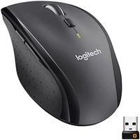 logitech 罗技 M705 无线鼠标 Windows、Mac、Chrome 适用于笔记本电脑和电脑 - 黑色