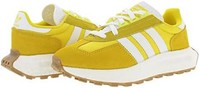 adidas 阿迪达斯 中性儿童 Retropy E5 滑板鞋, 黄色/白色/黄色, 7 Big Kid