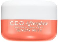 SUNDAY RILEY C.E.O.Afterglow 亮肤维生素 C 霜面部保湿霜,1.7 盎司