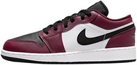 NIKE 耐克 Big Kid's Jordan 1 Low SE 深甜菜根/黑罗马绿(DM0589 635)