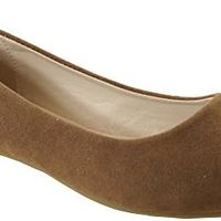 Bella marie angie-53女式经典尖头芭蕾舞懒人麂皮女士平底鞋