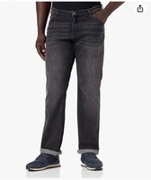 TOM TAILOR 男士 Marvin 直筒牛仔裤, 10219 - 做旧中石灰色牛仔布,