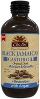 OKAY Naturals 黑色牙买加原始黑摩洛哥坚果油，4 盎司，0.11 千克