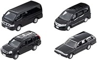 Tomytec 323709 汽车系列收藏玩具模型，4X Nissan，黑色