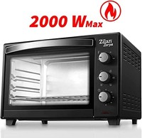 zilan 织兰 z şekil 对流烤箱，45L，多功能，可编程，230°，定时器 60 分钟，自动关机，2000 W