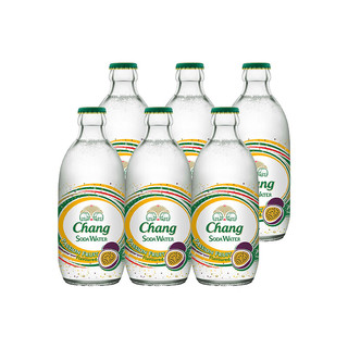 Chang 象牌 百香果味无糖苏打水弱碱性含气泡水饮料 325ml️x6