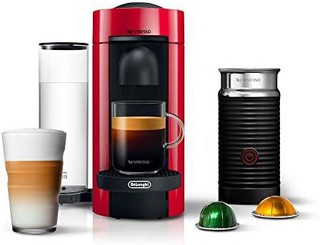 De'Longhi 德龙 Nespresso vertuoplus 咖啡和来自 De'Longhi with aeroccino ，奶泡机