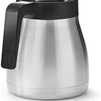Keurig 不锈钢保温瓶,K-Duo Plus 咖啡机,银色表面
