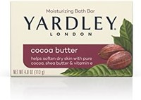 Yardley London 纯可可脂和维生素 E 香皂，4.25 盎司（约 120.5 克） 可可黄油 1包