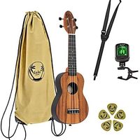 RIKEN KEIKI 理研计器 KEIKI K3 系列 Acacia 尤克里里琴套装 包括健身包 / H 调谐器 / 5个拨片 / 表带 (K3-ACA)