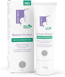 Multi-Mam Balsam Protect 潤唇膏可在哺乳期間和保護干燥和開裂的乳頭,哺乳期乳頭,30 毫升管裝