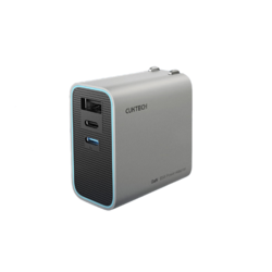 CukTech 酷态科 AD653C 氮化镓充电器 USB-A/双Type-C 65W 灰色