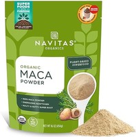 Navitas Organics Navitas ***s 玛咖粉，16 盎司 454g袋装，90 份 —低温干燥、无麸质、生的，1 磅（1 包）