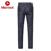 Marmot 土拨鼠 春季新款户外女士牛仔裤排汗透气休闲长裤V47610
