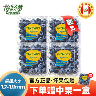 当季云南蓝莓 国产蓝莓 新鲜水果 云南当季125g*4盒