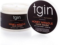Tgin Honey Miracle 发膜(Duo,12 盎司(2 件装)适用于自然* - 干发 - 卷发 - 3C 型和 4C 型*