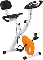 Primasole 健身自行车,可折叠，轻巧，安静，3kg 车轮，16 级，负载调节，心率测量