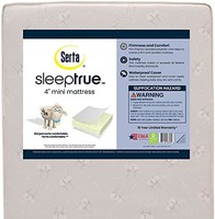 Serta 舒达 Sleeptrue 4 英寸迷你婴儿床床床垫