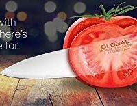 GLOBAL 具良治 Knives Global 7 英寸空心磨蔬菜刀,L 码,银色