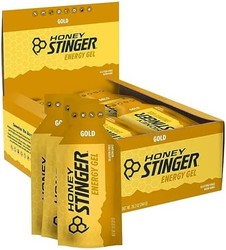 HONEY STINGER 经典能量凝胶，金色，带来运动营养，1.1盎司（34克），24包