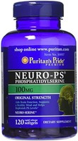 普丽普莱 Puritans Pride 普丽普莱 Neuro-PS 软胶囊- 有助于***功能* 100毫克，120粒(1瓶装)