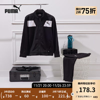 彪马（PUMA） 男子运动套装 TRICOT SUIT 583602 黑色-01 L(上装：180/100A下装：180/78A)