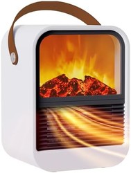 nediea 空间取暖器,便携式电加热器,真实 3D 火焰,1000W PTC 陶瓷快速加热
