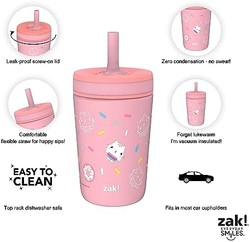 zak! designs Zak Designs DreamWorks Gabby's Dollhouse Kelso 幼儿杯,适合旅行或在家使用