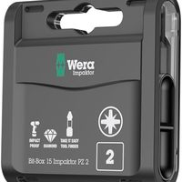 Wera 德国维拉 Impaktor PZ2 TriTorsion 15 件装,05057763001