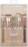 REAL TECHNIQUES New Nudes Nothing But You 面部套装,腮红、轮廓、遮瑕膏和粉底化妆刷,,5 件套