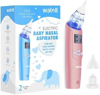 Watolt  婴儿电动吸鼻器 – 婴儿自动吸鼻器 – 电池供电的小孩除鼻液