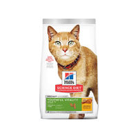 希尔斯猫粮低敏肠胃猫粮低卡猫粮减肥控体重室内成猫粮 青春活力老年猫6磅（2.72kg）