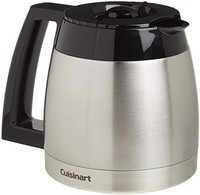 Cuisinart 美膳雅 DCG-600RC 10 杯替换保温水瓶带盖子,与美膳雅咖啡机兼容,不锈钢