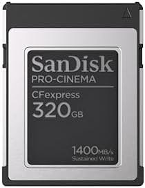 SanDisk 闪迪 PRO-CINEMA CFexpress-Type-B-存储卡 320 GB