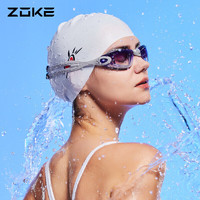 ZOKE 洲克 成人泳镜男女通用大框平光运动比赛专业游泳镜614501105