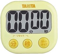 TANITA 百利达 大屏幕 厨房计时器 TD-384 黄色 TD-384-YL