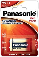 Panasonic 松下 Pro Power 碱性电池2257 9 V Pack of 1