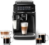 PHILIPS 飞利浦 3200 系列全自动意式浓缩咖啡机 - LatteGo 奶泡机 5 种咖啡品种 直观触摸显示屏 黑色 (EP3241/54)