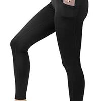 90 degree by Reflex 女士 瑜伽裤 高腰 抓绒 内衬紧身 带侧袋