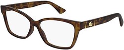 GUCCI 古驰 -Logo 女式 GG0634O 002 哈瓦那全框矩形眼镜 55 毫米