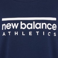 new balance NB 卫衣女款舒适简约logo圆领套头卫衣套头衫 AWT91551-PGM S