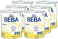 BEBA 雀巢贝巴 Nestlé 雀巢 BEBA 婴儿奶粉 Pre段(适用于初生婴儿)，6罐装(6 x 800g)