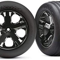 TRAXXAS 3771A Alias Ribbed 轮胎预贴在 2.8