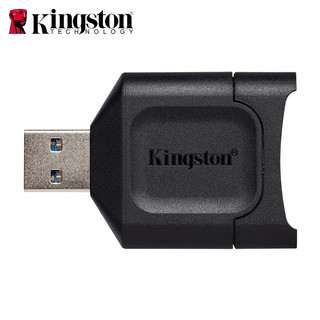 Kingston 金士顿 SD卡读卡器MLP高速USB3.2 支持UHS-II相机卡大卡稳定兼容便携支持4K8K高清视频传输全新