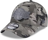 NEW ERA 纽亦华 洛杉矶湖人队 NBA 彩绘 AOP 灰色 9Forty 可调节帽子