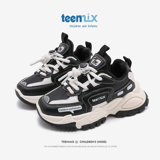 TEENMIX 天美意 加绒儿童运动鞋