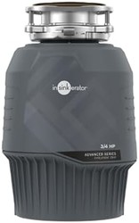 insinkerator 爱适易 Evolution 0.75HP 垃圾处理,灰色