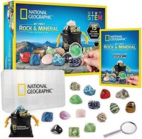 国家地理 岩石和矿物系列 - 儿童岩石收藏盒,