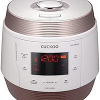 CUCKOO CMC-QSB501S | 5QT。高级8合1电高压锅| 10种菜单选项:慢炖锅,炒锅,蒸锅,酸奶,汤机等,不锈钢内锅,韩国制造 | 白色/铜